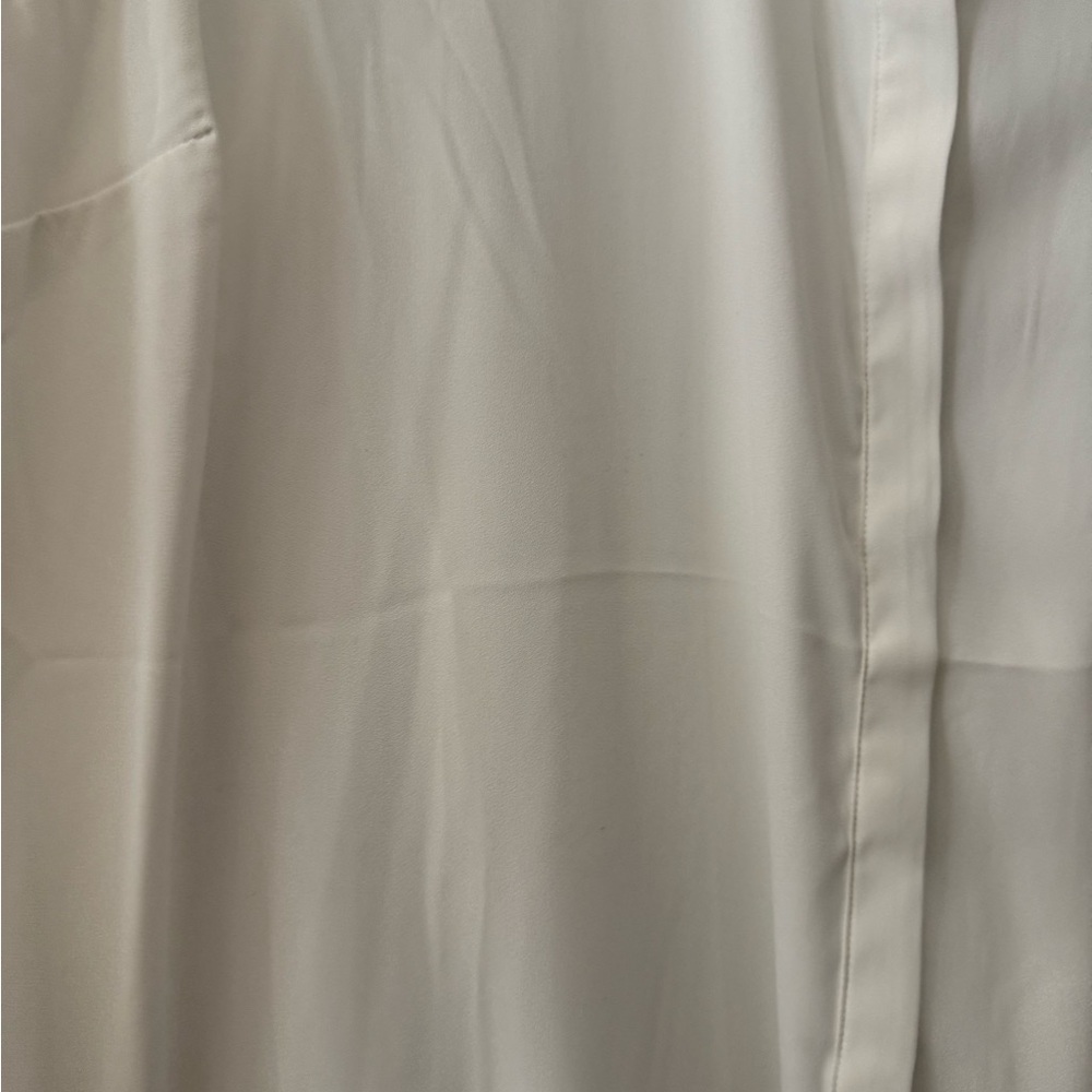 Torrid Ivory Ruffled Neck Blouse - Picture 4 of 6